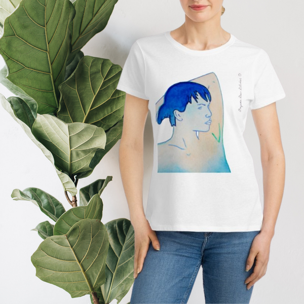 BLUE YOGI - Organic Cotton Women's T-Shirt